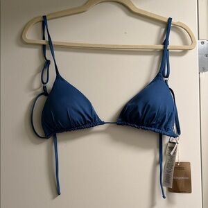 PATAGONIA Blue Triangle Bikini Top